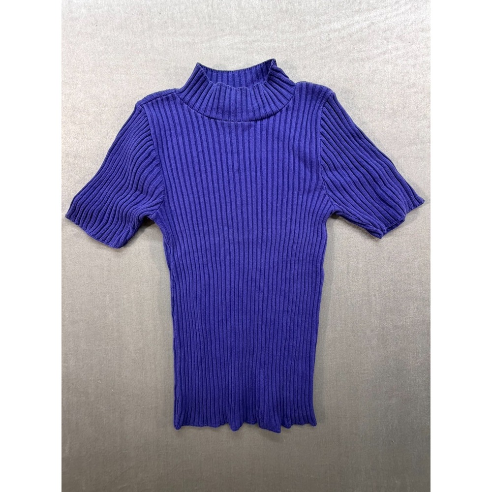 Vintage Boca Bleu Made in USA Women Sweater Blue Size 3